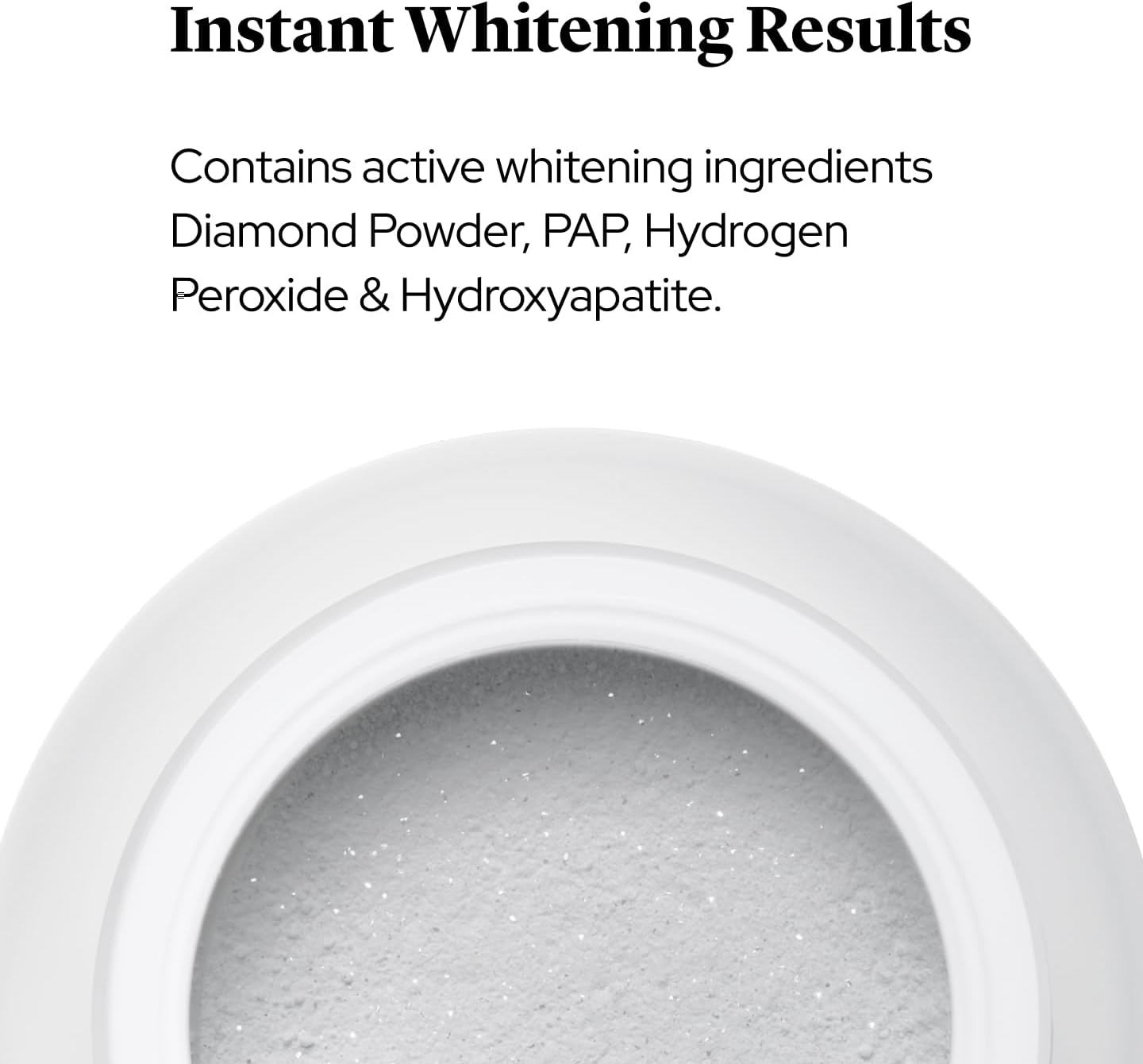 Whitening Powder + Enamel Toothpaste – Remineralizing Bundle with Hydroxyapatite – Non-Abrasive Stain Removal with Pap & Enamel Strengthening with Fluoride